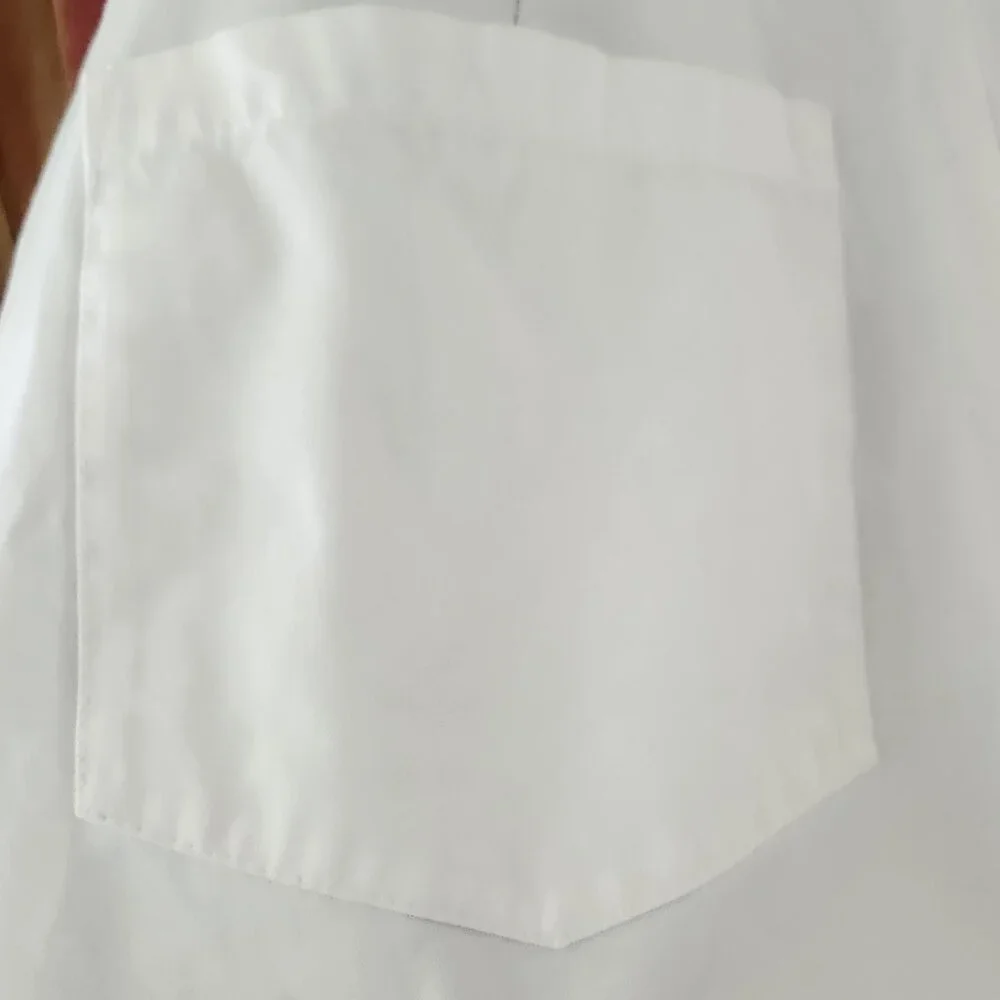 Marissa Webb Dixon paper bag cotton Romper white Dress Sz 4 pockets